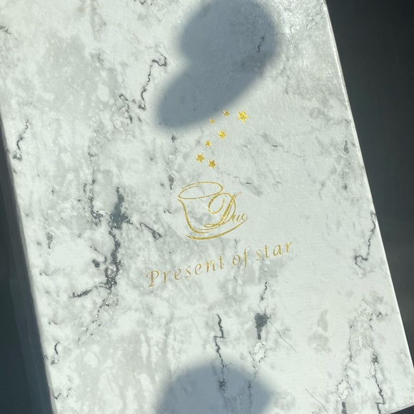 Chic Pink Marble Godmother Mug with Gold Spoon - Picture 3 of 5